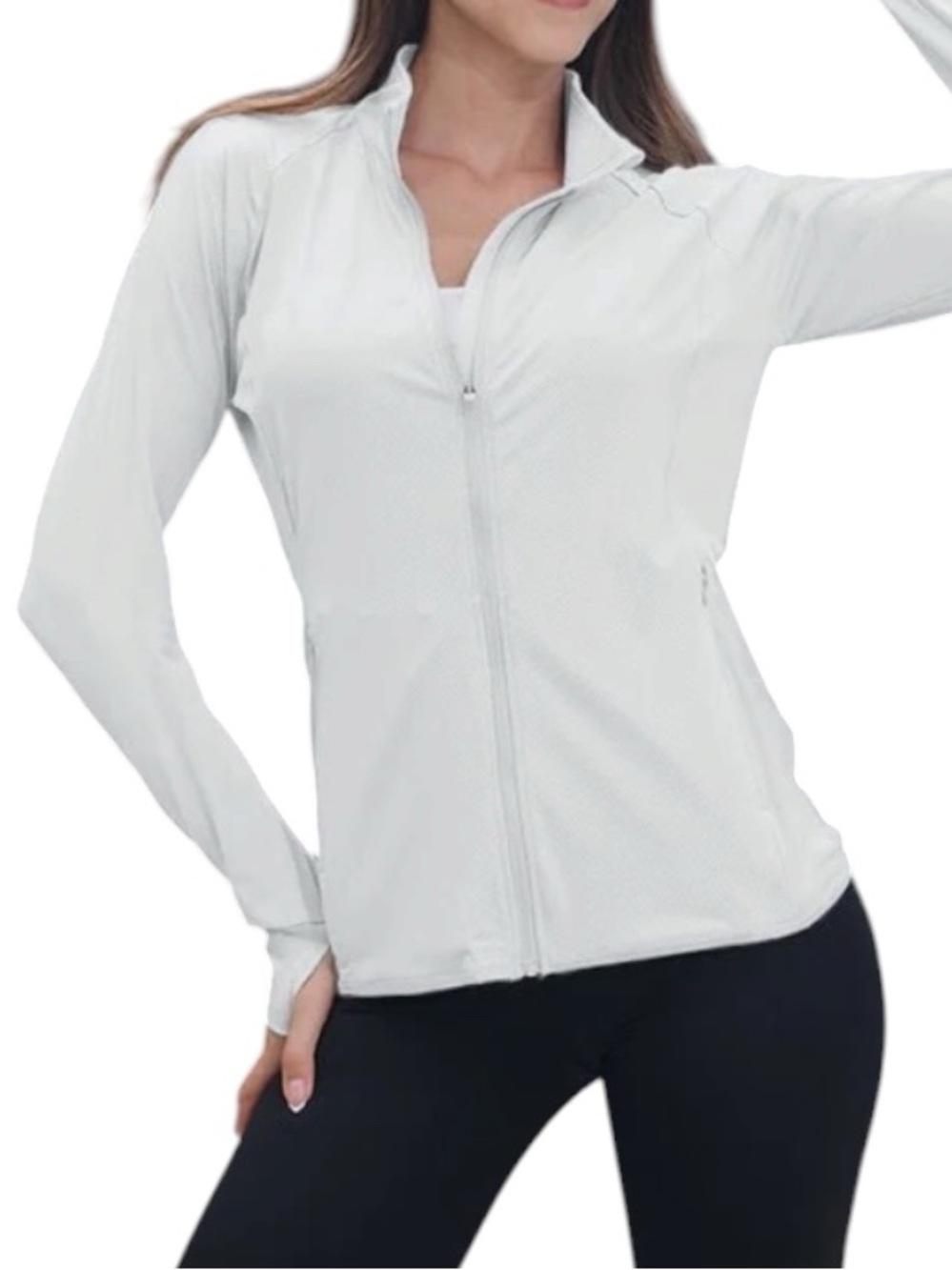 New Magcomsen UPF Sun Protection Lightweight Jacket Thumbholes White 2XL